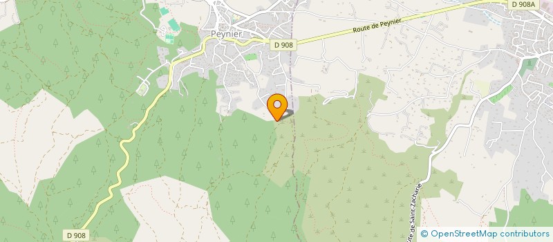 localisation de l'entreprise LES COLLINES DE LA BLAQUE  PEYNIER