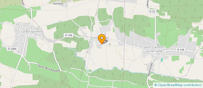 localisation de l'entreprise LES COLLINES DE LAURIOL  SAINT-JUST-ET-VACQUIERES