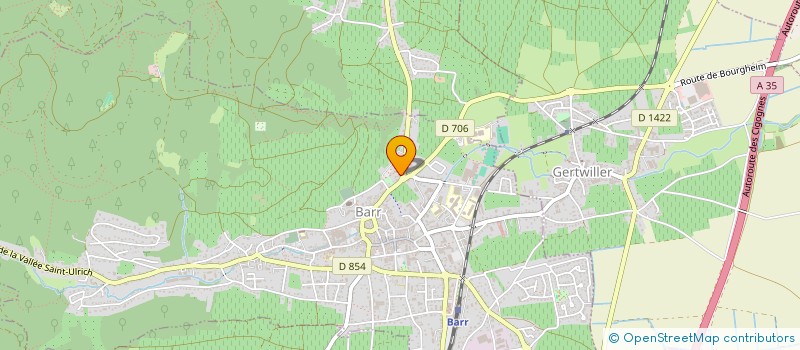 localisation de l'entreprise LES COLLINES DE RISFALD  REICHSFELD