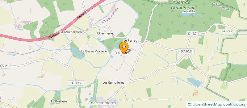 localisation de l'entreprise LES COLLINES DU PERCHE à CHARBONNIERES
