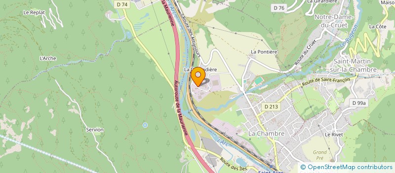 localisation de l'entreprise LES COLLOMBS  LA CHAMBRE