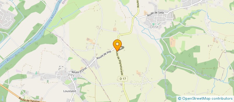 localisation de l'entreprise LES COLOCS LANDAIS  ORIST