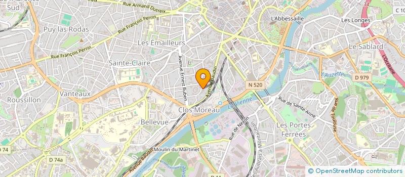 localisation de l'entreprise LES COLOMBAGES à LIMOGES