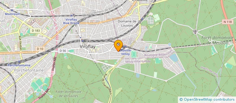 localisation de l'entreprise LES COLOMBAGES  VIROFLAY