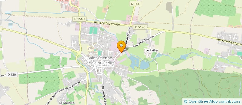 localisation de l'entreprise LES COLOMBES à RUMILLY