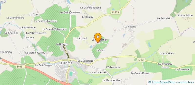 localisation de l'entreprise LES COLOMBES à SEVREMOINE