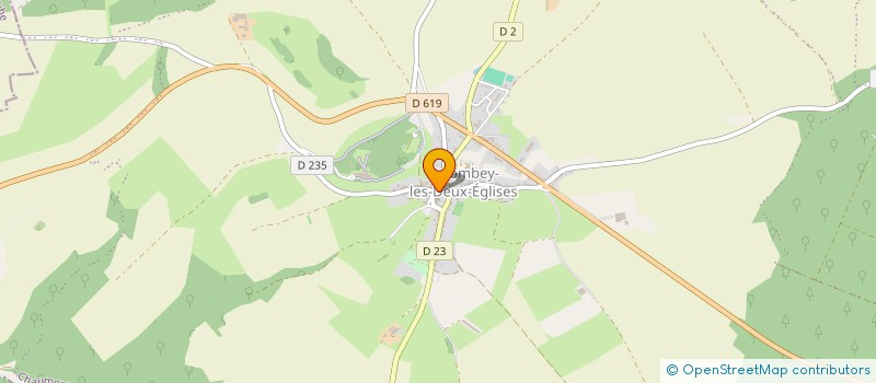 localisation de l'entreprise LES COLOMBES à COLOMBEY LES DEUX EGLISES