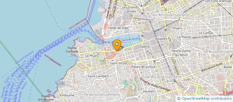 localisation de l'entreprise LES COLOMBES DE LA PAIX à MARSEILLE