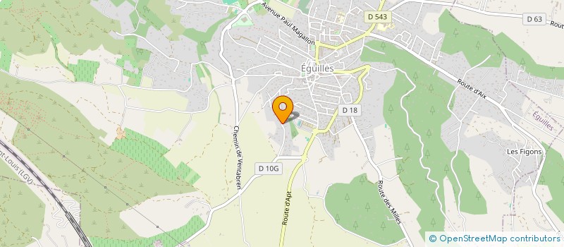 localisation de l'entreprise LES COLOMBIERS  EGUILLES