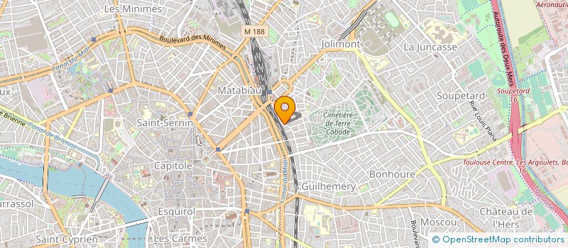 localisation de l'entreprise LES COLONNADES à TOULOUSE