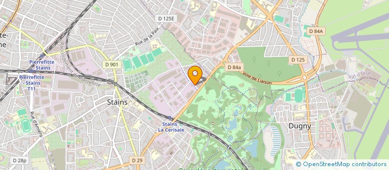 localisation de l'entreprise LES COLONNES à STAINS