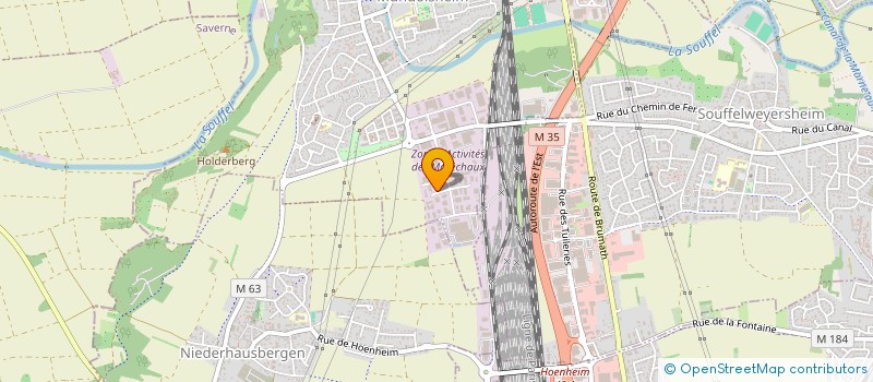 localisation de l'entreprise LES COLONNES  MUNDOLSHEIM