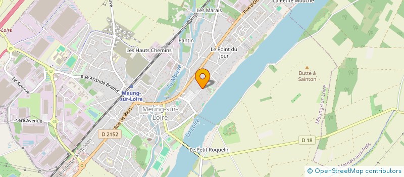 localisation de l'entreprise LES COLONS DE MEUNG à MEUNG-SUR-LOIRE