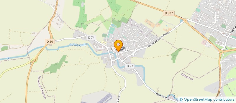 localisation de l'entreprise LES COLORIES à CHAVENAY