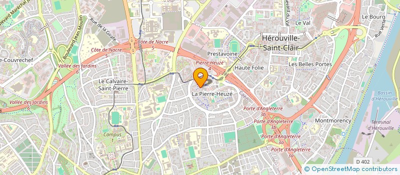 localisation de l'entreprise LES COLS BLEUS à CAEN
