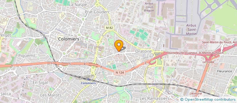 localisation de l'entreprise LES COLUME'RUNS à COLOMIERS