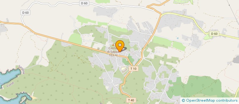 localisation de l'entreprise LES COLVERTS à BONIFACIO