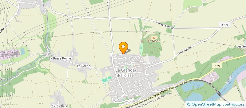 localisation de l'entreprise LES COLZAS  LA GRANDE-PAROISSE