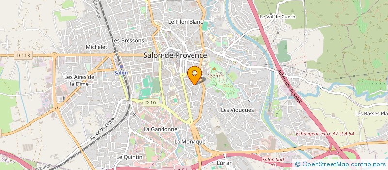 localisation de l'entreprise LES COMBATTANTES  SALON-DE-PROVENCE