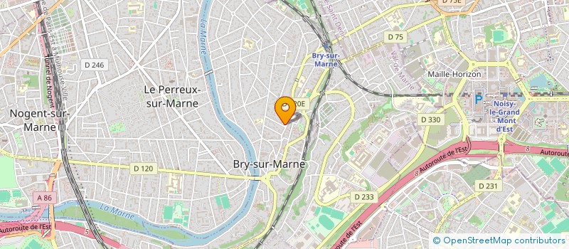 localisation de l'entreprise LES COMBES à BRY-SUR-MARNE