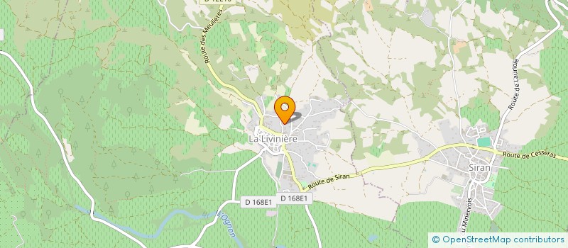 localisation de l'entreprise LES COMBES à LA LIVINIERE