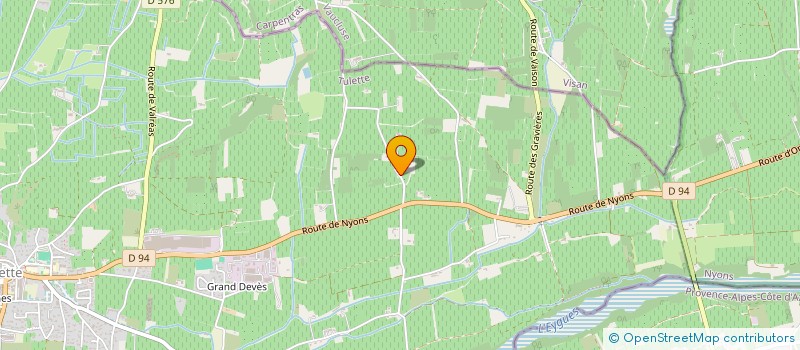 localisation de l'entreprise LES COMBES  TULETTE