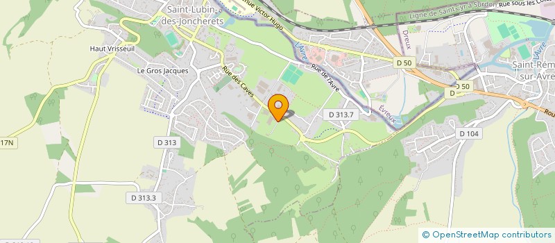 localisation de l'entreprise LES COMBES DU MOULIN à SAINT-LUBIN-DES-JONCHERETS