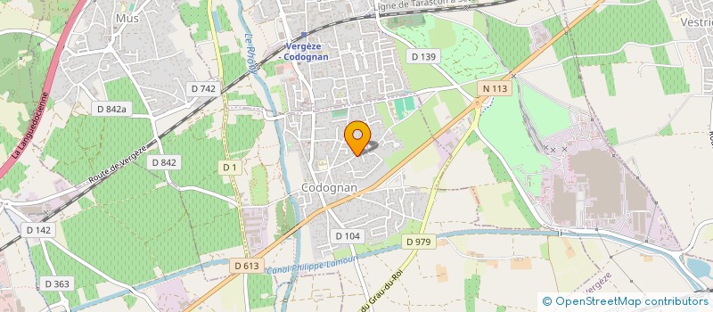 localisation de l'entreprise LES COMBES NOIRES  CODOGNAN