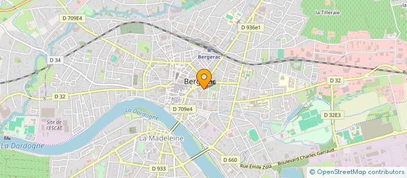 localisation de l'entreprise LES COMEDIENS DE NAILLAC à BERGERAC