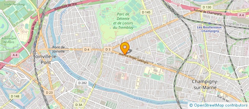 localisation de l'entreprise LES COMMERCANTS CHAMPIGNY OUEST  CHAMPIGNY-SUR-MARNE