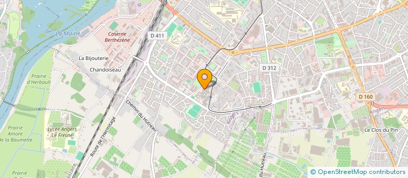 localisation de l'entreprise LES COMMERCANTS DE JEAN VILAR à ANGERS