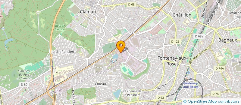localisation de l'entreprise LES COMMERCANTS DU PANORAMA à CLAMART