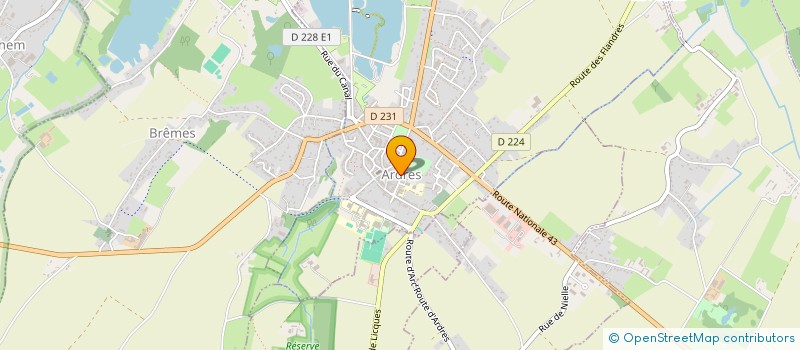 localisation de l'entreprise LES COMMERCANTS UNIS  ARDRES