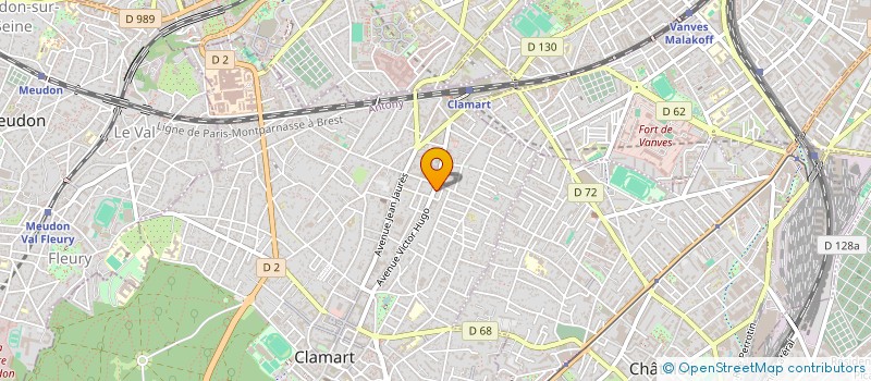 localisation de l'entreprise LES COMMERCES DE LA REINE à CLAMART