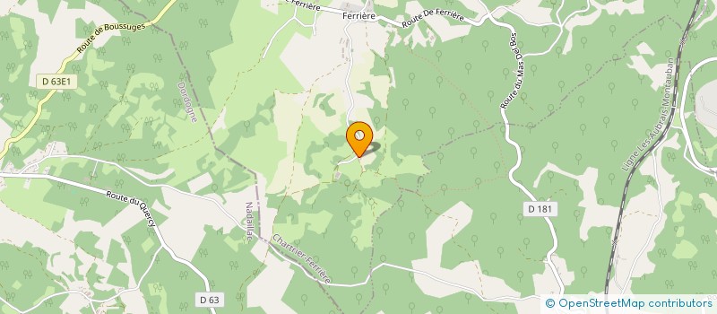 localisation de l'entreprise LES COMMUN.E.S  CHARTRIER-FERRIERE