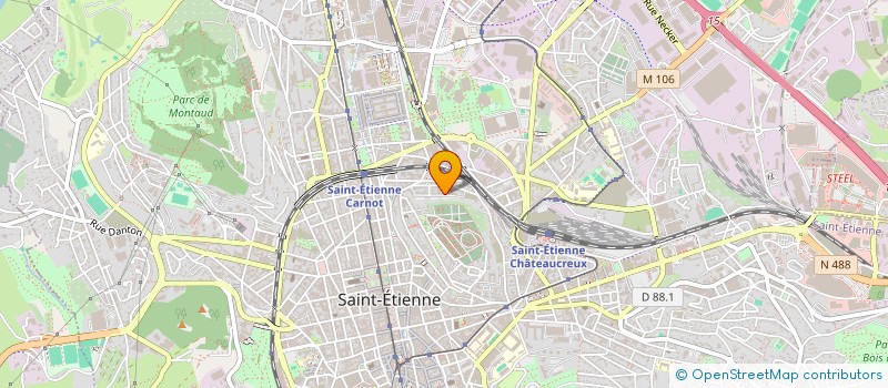 localisation de l'entreprise LES COMMUNS D'ABORD à SAINT-ETIENNE