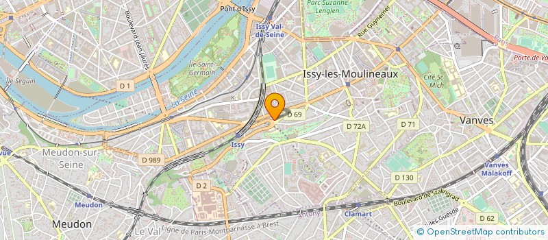 localisation de l'entreprise LES COMPAGNIES DES INDES à ISSY-LES-MOULINEAUX