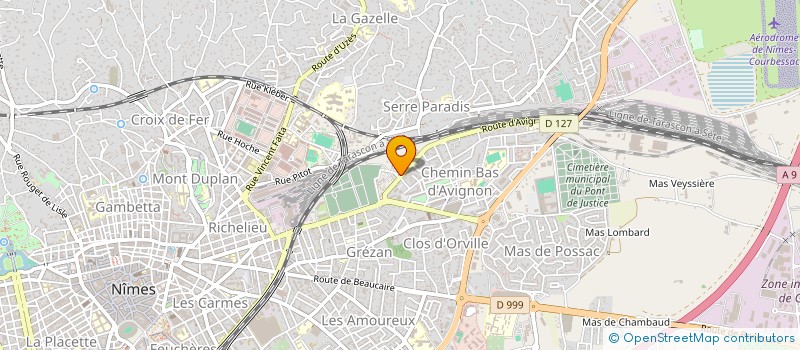 localisation de l'entreprise LES COMPAGNIES DU THEATRE DON QUICHOTTE  NIMES