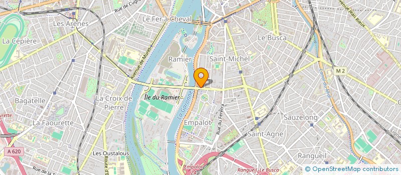 localisation de l'entreprise LES COMPAGNONS à TOULOUSE