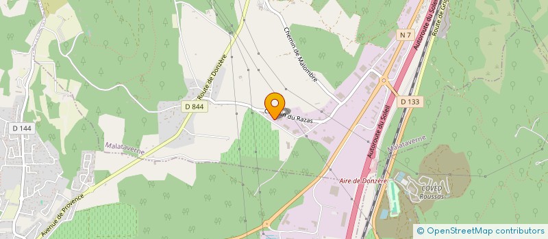 localisation de l'entreprise LES COMPAGNONS  MALATAVERNE