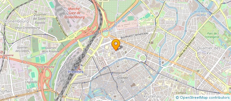 localisation de l'entreprise LES COMPAGNONS à STRASBOURG