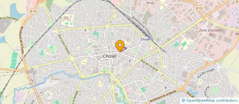 localisation de l'entreprise LES COMPAGNONS CAVISTES SARL à CHOLET