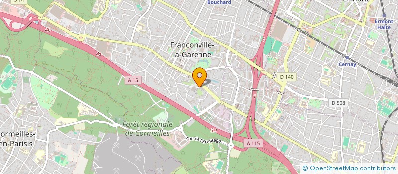 localisation de l'entreprise LES COMPAGNONS CHARPENTIERS à FRANCONVILLE