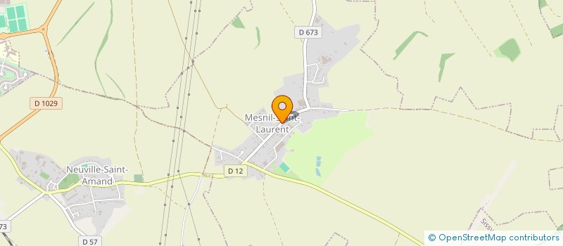 localisation de l'entreprise LES COMPAGNONS COUVREURS  MESNIL-SAINT-LAURENT