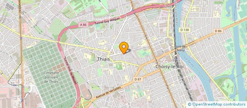 localisation de l'entreprise LES COMPAGNONS D'ENTR'AXE  THIAIS