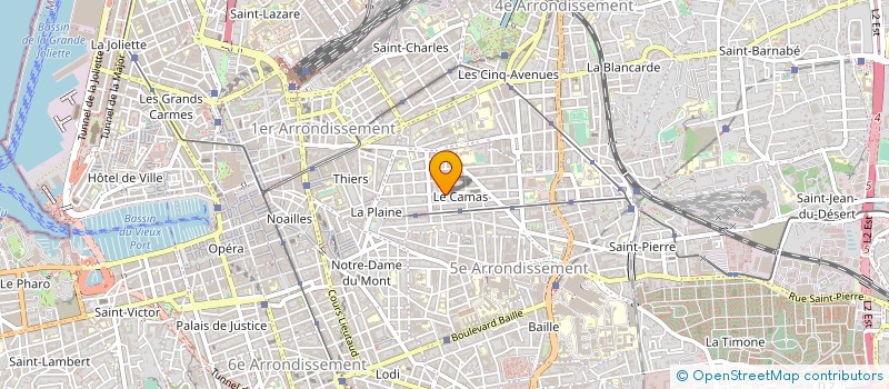 localisation de l'entreprise LES COMPAGNONS D'HELIANTE à MARSEILLE