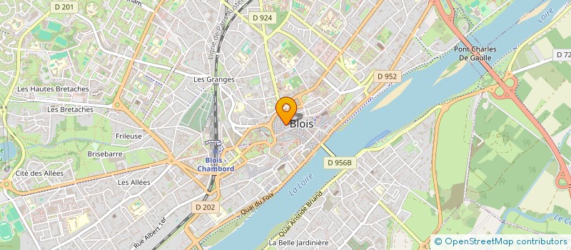localisation de l'entreprise LES COMPAGNONS D'OR à BLOIS