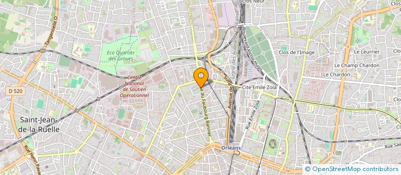 localisation de l'entreprise LES COMPAGNONS D'ORLEANS à ORLEANS