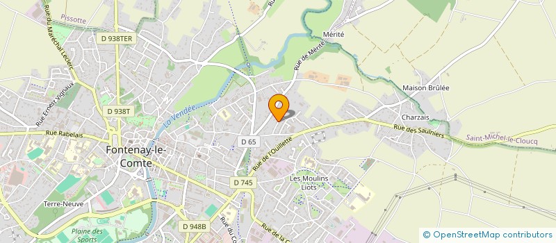 localisation de l'entreprise LES COMPAGNONS DE BORDEE à FONTENAY-LE-COMTE