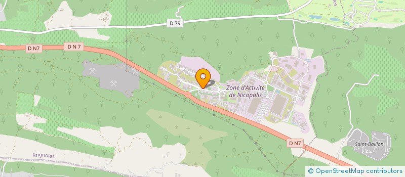 localisation de l'entreprise LES COMPAGNONS DE DIONYSOS à BRIGNOLES